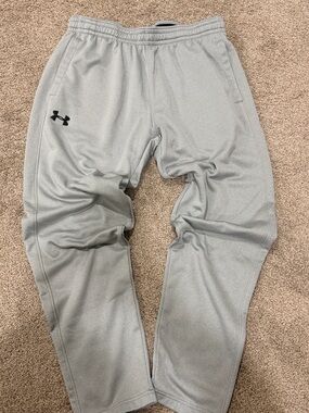 Men’s Under Armour Light Gray Athletic Joggers